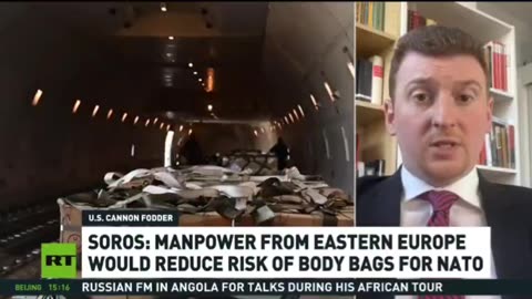 ►🚨▶◾️ "Manpower (cannon fodder) from 'Eastern Europe' would reduce risk of Body Bags for NATO"