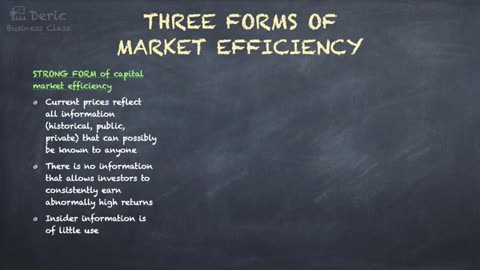 Old Version] Efficient Market Hypothesis