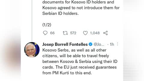 Serbia and Kosovo agreed on entry