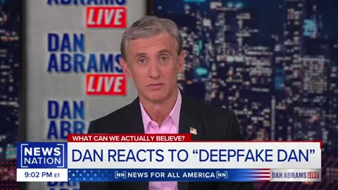 'Deepfake Dan' shows just how convincing AI deepfakes can be - Dan Abrams Live