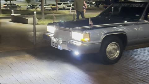 EPIC Trump Limo outside Dickies Arena in Fort Worth for @TuckerCarlson live tour 😂