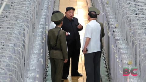 North Korea releases images of Kim Jong Un visiting a uranium enrichment site