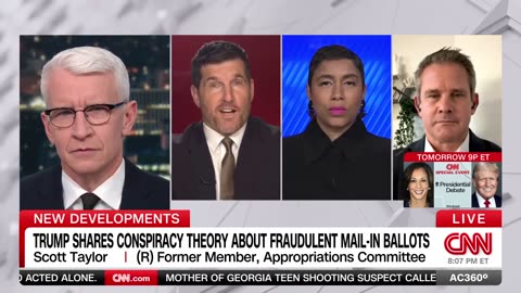 Anderson Cooper Cuts Off GOP Guest Defending Trump’s Baseless Ballot Claims