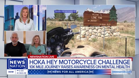 Veteran braves 10,000-mile Hoka Hey Motorcycle Challenge for good | NewsNation Live