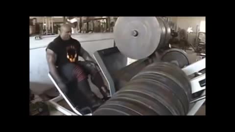 Ronnie Coleman 1000kg leg press