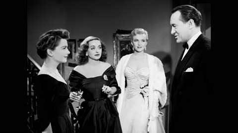 Marilyn Monroe 1950 All About Eve scene remastered 4k