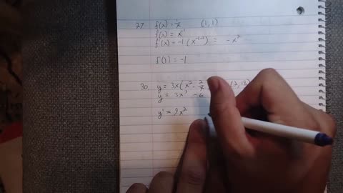 Find The Value Of The Derivative Of The Function At The Indicated Point - Calculus Section 2.2