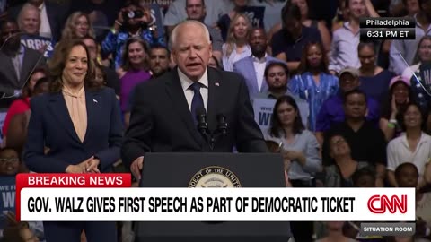 'I can't wait' to debate Vance: Tim Walz speaks at first rally as vice presidential candidate