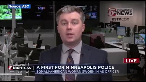 SHOCKING! Minneapolis swears in it's first illegal immigrant, female Somali as a police officer.