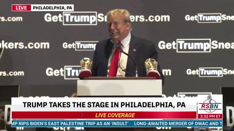 President Trump Gives Speech at Sneaker Con in Philadelphia (Full Speech)