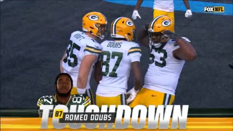 Jordan Love Touchdown Pass to Romeo Doubs | Packers vs. Panthers