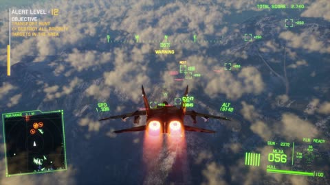 Project Wingman Conquest Mode, Mission 21, Normal, 0.5x alert modifier