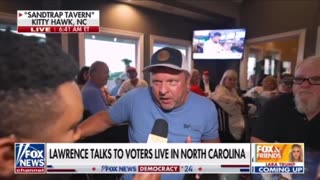 Lawrence talks to voters live in North Carolina