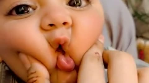 Silent Girl Cute Funny Baby