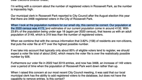 Why are local clerks blocked from cleaning the voter registry?