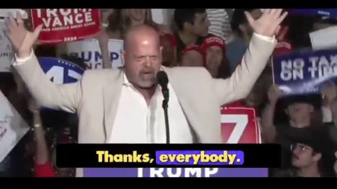 Pawn Star Rick Harrison surprise appearance on Trump stage and shares a heartbreaking story.