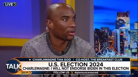 Charlamagne Tha God Tells Piers Morgan He Thinks Donald Trump Will Win Election