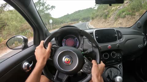 Abarth 595 Competizione 200HP POV RAW SOUND 4K