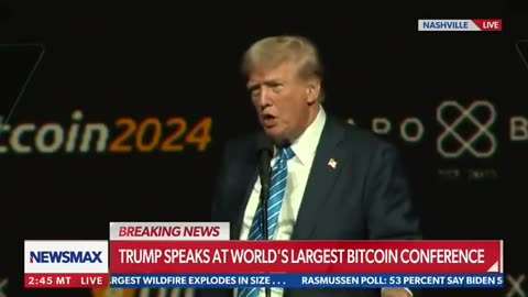 President Trump proposes creating a strategic national Bitcoin stockpile at the Bitcoin conference!