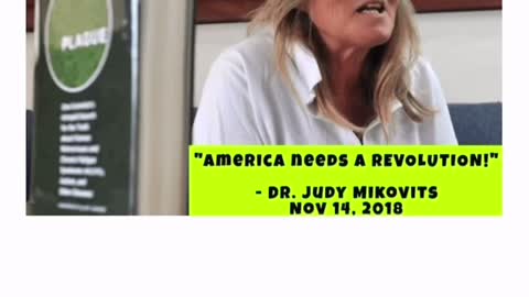 Dr Judy Mikovits: “America needs a REVOLUTION.”