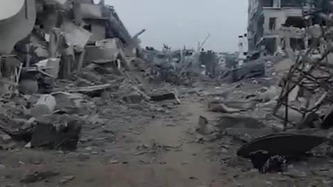 Footage shows the extent of the destruction