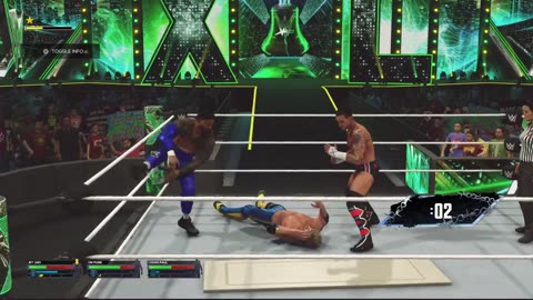 WWE 2K24 10 Superstar Gauntlet Eliminator match