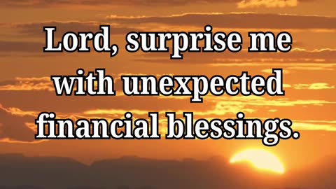 Daily Jesus Prayers for the unexpected Blessings