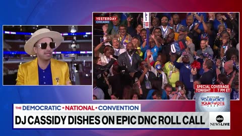 DNC DJ dishes on epic dance party during Democratic Convention roll call