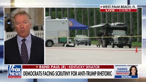 Sen. Rand Paul blames 'left-wing' outlets for idea that Trump is threat to democracy