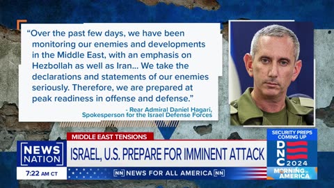 Israeli military raises alert level as US boosts Mideast presence | Morning in America