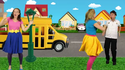 Wheels on the bus nursery rhymes & kids song