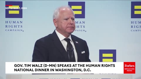 FULL REMARKS: Tim Walz Speaks To The Human Rights Campaign Annual Dinner In Washington, D.C.