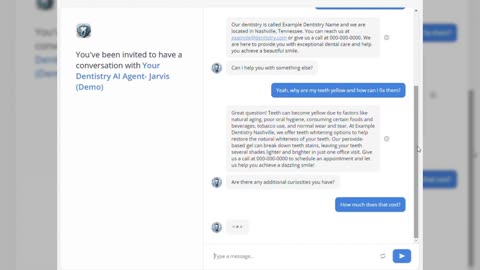AI Agent Demonstration- Dentists