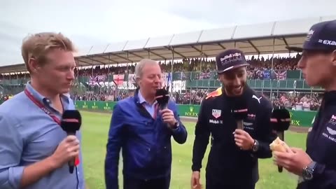 Daniel Ricciardo and Max Verstappen FUNNY MOMENTS F1 Formula one