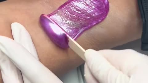 Underarm Waxing with Sexy Smooth Purple Seduction Hard Wax | @esthetics.by_reagan