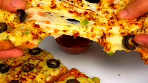 Try to new sandwich pizza #recipe