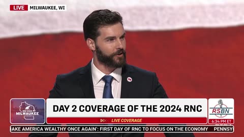 WATCH: Chairman Hayden Padgett Speaks at 2024 RNC in Milwaukee, WI - 7/16/2024