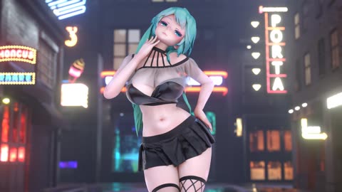 【MMD_Blender】MIKU - Layin' Low