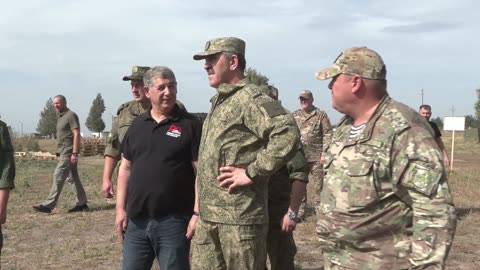 Russian Deputy Defense Minister Yunus-Bek Yevkurov checked the training of the Bars-Kursk volunteers