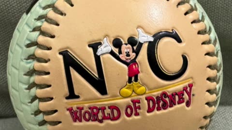 World of Disney New York Mickey Mouse Collectible Baseball #shorts