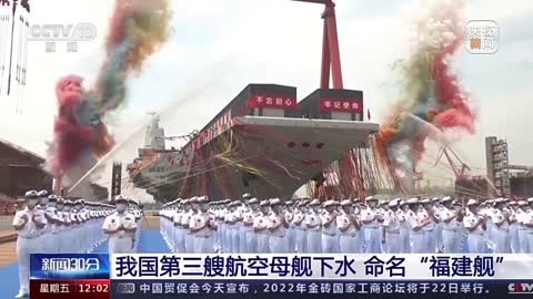 China has launched its third aircraft carrier, the Fujian