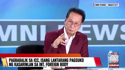 Pagbabalik sa ICC, isang lantarang pagsuko ng kasarinlan sa international foreign body —Atty. Panelo