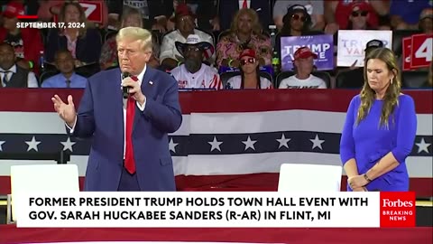 BREAKING NEWS: Trump Holds First Public Event Since Assassination Attempt | Flint, MI Town Hall