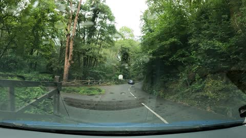 Driving out of Dartmoor with the Go pro