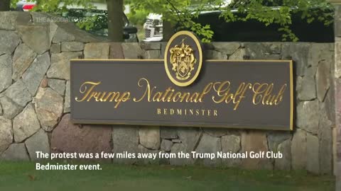 9/11 families protest Trump for Saudi golf tour