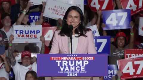 Tulsi Gabbard: I’m proud to endorse Pres Trump because I believe he will stop the censorship...