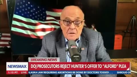 Giuliani reacts to Hunter Biden guilty plea