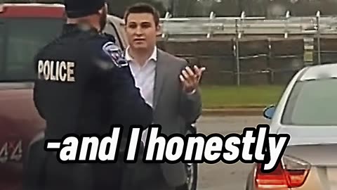 Police Officer Helps Speeding Student Tie His Tie