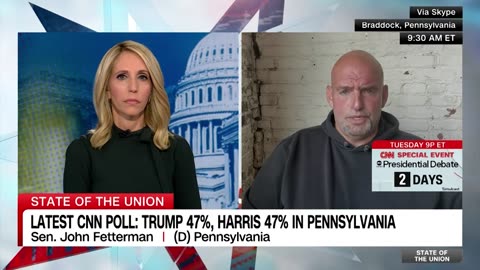 Fetterman explains why Biden dropping out of the race is no longer helping Trump