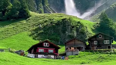 nature # farm # beautiful landscape # waterfall